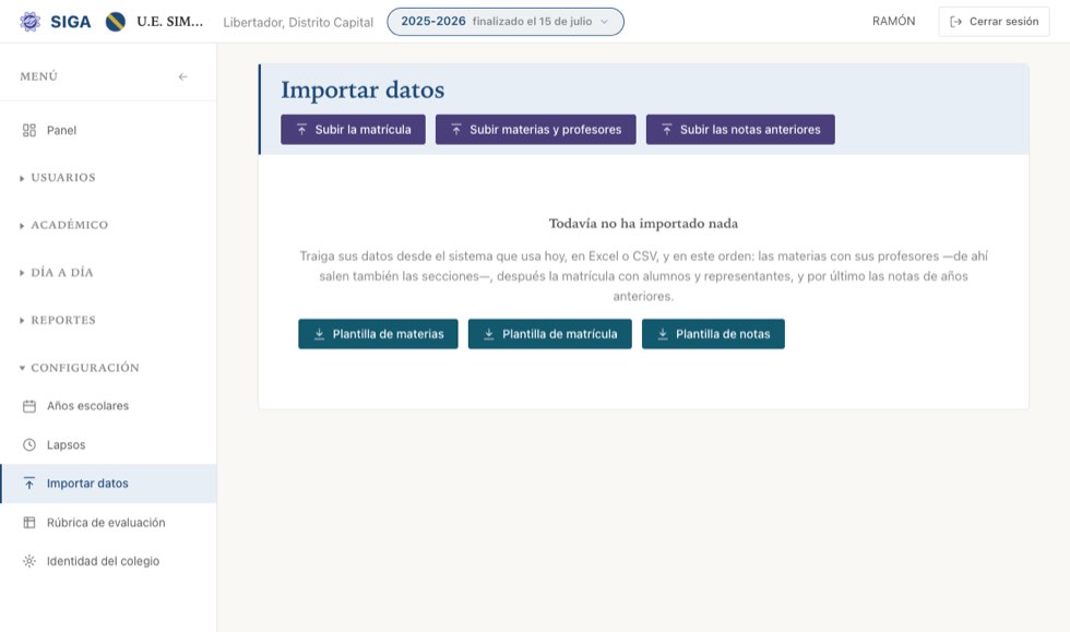 Las tres planillas, con lo que cada una trae y la plantilla para descargar.